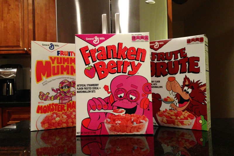 Retro-Boxed Monster Cereals Are Here!